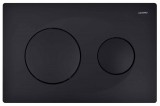 Кнопка смыва Azario двойная, чёрная матовая AZ-8200-0045 &mdash; 