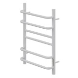 Полотенцесушитель электрический Point Сатурн PN90846W П6 400x600 диммер справа, белый &mdash; 