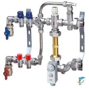 Узел смешения для напольного отопления с контурами радиаторного отопления в составе FAR FK348913404  (FK 3489 13404)