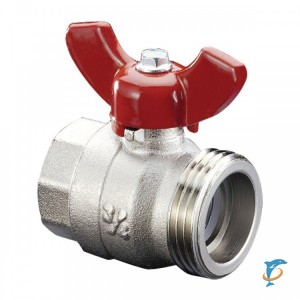 Шаровой кран Oventrop Ду 25 с плоским уплотнением  (1406384)