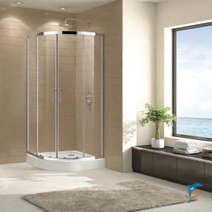 ECO-O-R-2-100-C-Cr Душевой уголок  (ECO-O-R-2-100-C-Cr)