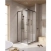Душевой уголок Cezares RELAX-304-A-2-80-C-GM 80 х 80 см, стекло прозрачное, профиль оружейная сталь
