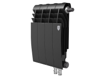 Радиатор ROYAL Thermo BiLiner 350 Noir Sable VDR с нижним подключением 4 секции  — 