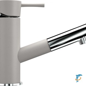 Смеситель для кухонной мойки Ulgran U-009 белый (U-009-331)