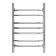 Полотенцесушитель водяной AZARIO RAVENNA 500/800 7 секций, нижнее/диагональное подключение, 1/2", хром (AZ07158)  (AZ07158)