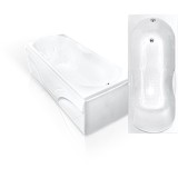 Акриловая ванна Bach Лаура 140х70 Система 5 &mdash; отдельно стоящая, акрил, форма: прямоугольник, со сливом переливом и фронтальной панелью,Система 5аэромассаж : компрессор 700 Вт с подогревом, 10 форсунок