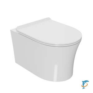 Унитаз подвесной Point Вега безободковый, белый PN41711  (PN41711)