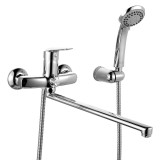 Смеситель для ванны с длинным изливом Torr TORSBL2i10 — Смеситель для ванны с длинным изливом с керамическим дивертором, Torr, IDDIS, TORSBL2i10