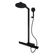 Душевая система Azario Deepsea термостатический картридж, черный (AZ-679008DB9PA) — 