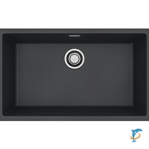 Мойка кухонная Alveus OMNI 40 GRANITAL DEEP BLACK-G90 750x450x198 с сифоном 1145083 (1150062)