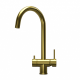 Смеситель для кухни Granula KS-7104 золото сатин  (KS-7104 золото сатин)