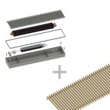 Конвектор ITTBL.110.280.1600 с решеткой SGL.1600.280 brown — 