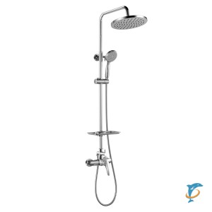 Смеситель Lemark Linara LM0460C для ванны и душа с регулируемой высотой штанги  (LM0460C)