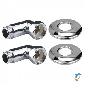 Угловое соединение для полотенцесушителя Point PN00006 1"х3/4" г/ш, хром (пара)  (PN00006)