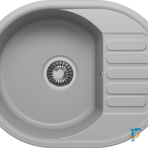 Мойка кухонная Polygran Quartz Bond 610 дым  (688377)
