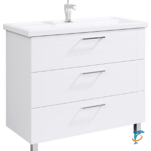 Тумба с раковиной Aqwella Manchester 100 напольная  (MAN01103+4640021065204)