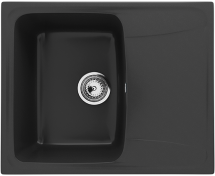 Односекционная реверсивная мойка ULGRAN U-201 ультра-черный — 