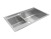 Мойка для кухни Kaiser KT2M-8650 нержавеющая сталь, хром
