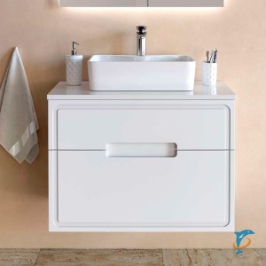 Тумба со столешницей Taliente Olejio 60  (TA-MBO-60PS-blanco+TA-MB-ST60-blanco+Taliente_GR-3017)