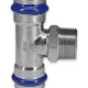 Тройник для нержавеющей трубы Millennium 15х1/2"х15 НР  (TPNM1512)