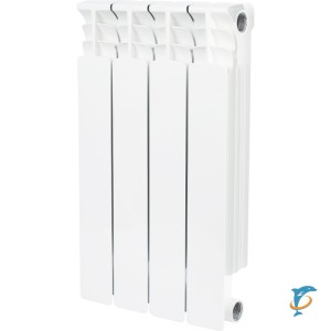 Биметаллический радиатор STOUT Space 500 4 секции нижнее правое подключение  (SRB-0320-050004)