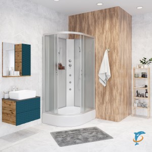 Душевая кабина Niagara NG-33084-14RBKG (1000х800х2000)  (330844RBKG)