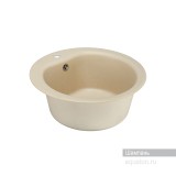 Мойка для кухни из литого мрамора Aquaton Мида круглая шампань 1A712732MD290 — 