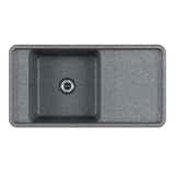Мойка для кухни из литого мрамора Aquaton Беллис 97 серый 1A725132BS230 — 