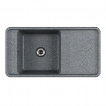 Мойка для кухни из литого мрамора Aquaton Беллис 97 серый 1A725132BS230 — 