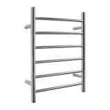 Полотенцесушитель электрический Fixsen CLASSIC 600х500 FX-7100, хром &mdash; Водяной полотенцесушитель «Классик» с боковым подключением 500/730 Terminus 6 перекладин