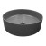 Раковина-чаша Creo Ceramique 400х400х120 накладная, круглая, керамика, серый матовый (PU3100SG)
