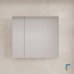 Зеркальный шкаф Style Line Лима 80 см, белый матовый  (ЛС-00002344)