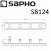 Крючок на планке Sapho Samba SB124, хром 
