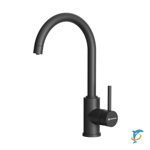 Смеситель Omoikiri Shinagawa 2 Plus-BL латунь/чёрный  (4994403)