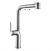 Смеситель для кухни BelBagno BB-LAM60-IN с вытяжным изливом, сатин
