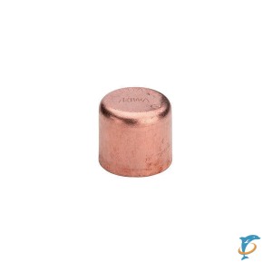 Заглушка Viega d15 ВВ под пайку, медь   (101466)