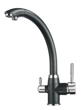Смеситель для кухни Granula GR-2167 шварц — 