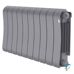Радиатор биметаллический Royal Thermo Infinity 300 Silver Satin 10 секций  (RTISS30010)