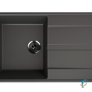 Мойка ULGRAN Quartz Prima 850 Асфальт (Prima 850-09)