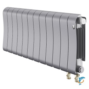 Радиатор биметаллический Royal Thermo Infinity 300 Silver Satin VR80 14 секций  (RTISSVR8030014)