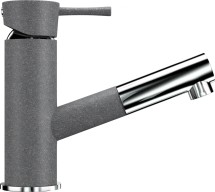 Смеситель для кухонной мойки Ulgran U-009 графитовый — 