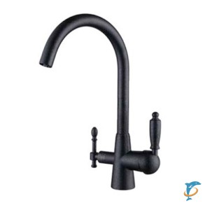 Смеситель для кухни под фильтр Черный мрамор Kaiser Vincent 31744-2  (31744-2)