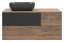 Тумба под раковину Misty Коломбо 100 подвесная левая — 