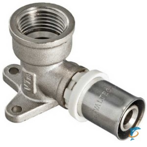 Пресс уголок с крепежом VALTEC 26х3/4 с внутренней рьзьбой (VTm.254.N.002605)