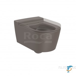 Чаша Roca Inspira Round подвесная 560, Rimless, кофейный 346527660 (346527660)