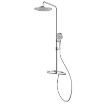 Душевая система Azario PIANO термостатический картридж, хром (AZ-678U87ZA8-1DA1K17A-JR3A50AC) — 