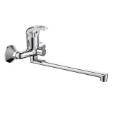 Смеситель для ванны HAIBA HB2203 длинный излив, латунь, хром — 