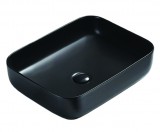 Раковина накладная Azario 500х390х130 матовый чёрный AZ-78109MB &mdash; 
