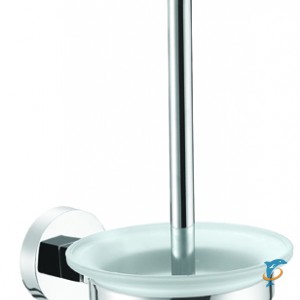 Туалетный ёршик Azario NESSY подвесной со стеклянной колбой, хром AZ-73113 (AZ-73113)