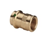Переходник под пресс на внутреннюю резьбу Viega d15x1/2 бронза, модель 2212  &mdash; 